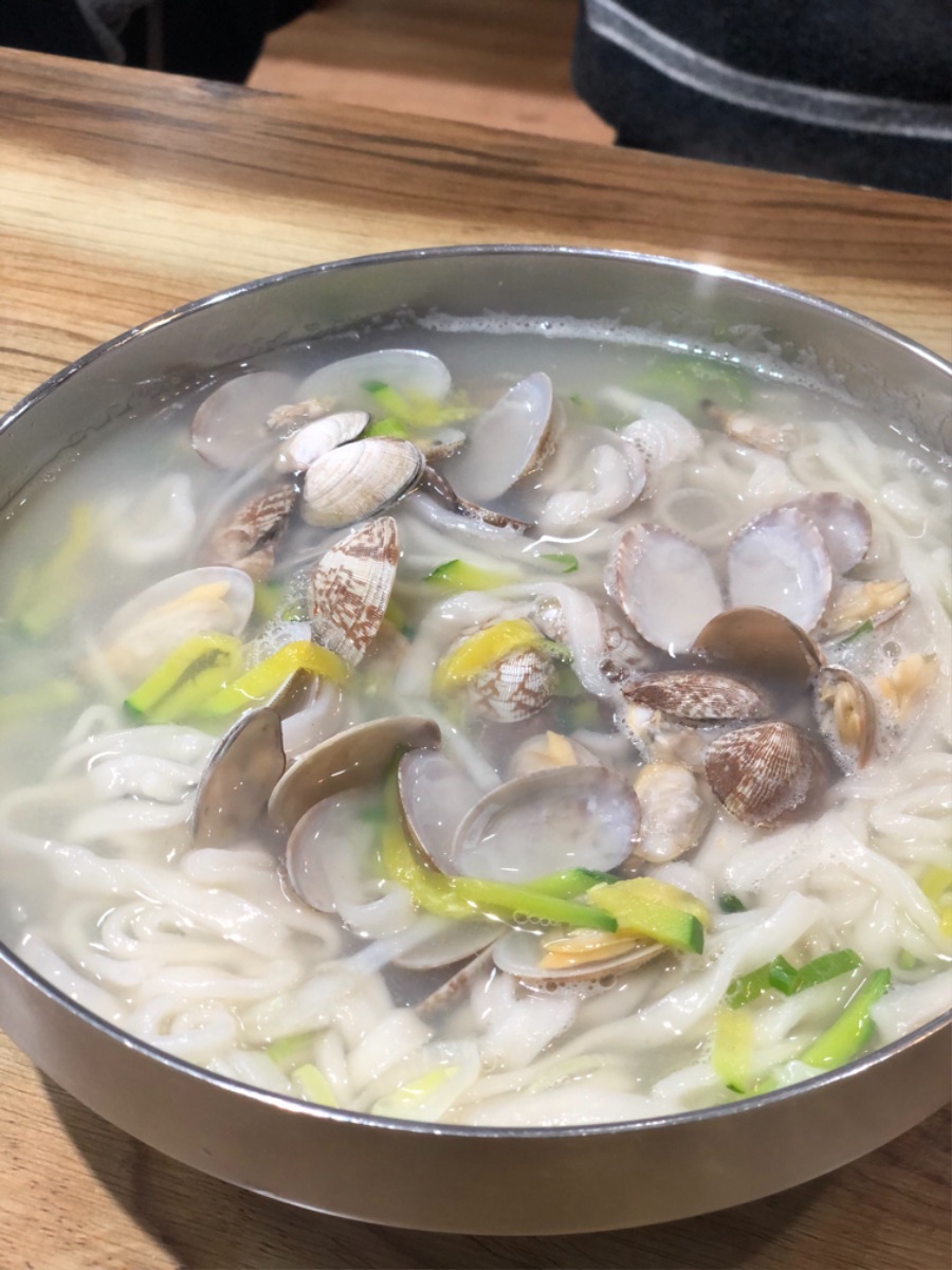 추운바람이불땐 바지락칼국수.. | 음식 갤러리 | 루리웹