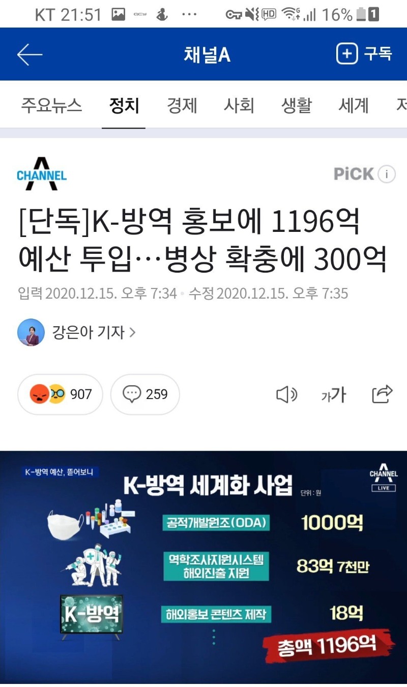 K-방역 해외 홍보에 1200억 썼다는 근거가 드디어 나왔나 봅니다...._1.jpg
