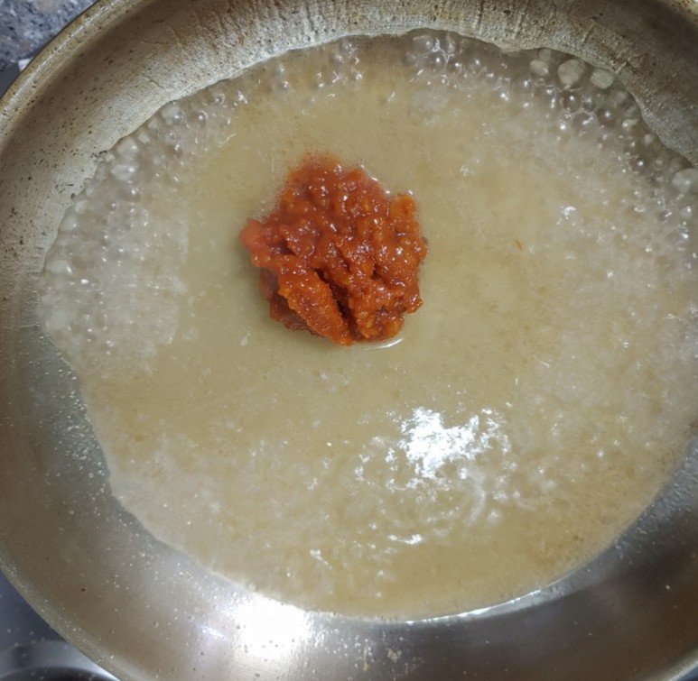 삽겹살과 스텐팬을 이용한 초간단 쌈장소스_9.jpg
