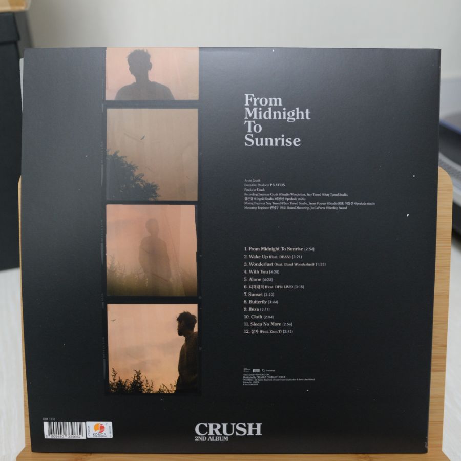 LP] Crush (크러쉬) - From Midnight To Sunrise | CD 음반 갤러리