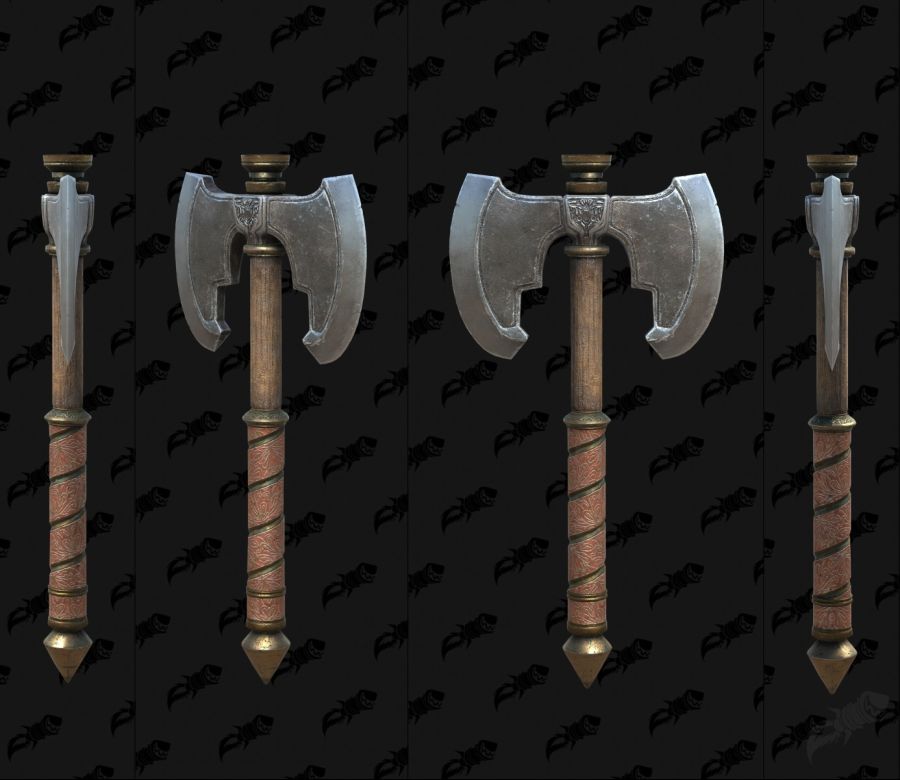 [디아블로] 디아블로 2: 레저렉션 신규 모델링 도검, 방패, 도끼_29.jpg