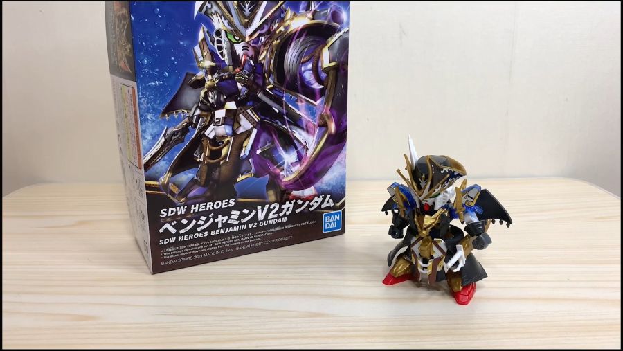[SD건담 월드 히어로즈] 벤자민 V2 건담 리뷰_2.jpg