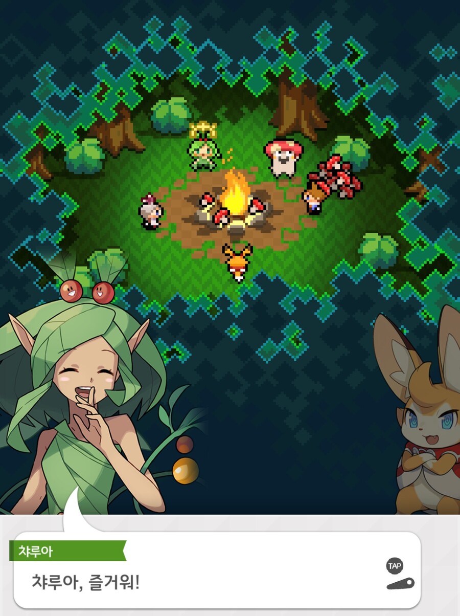 도트 그래픽의 액션 RPG 월드 플리퍼 미리 보기