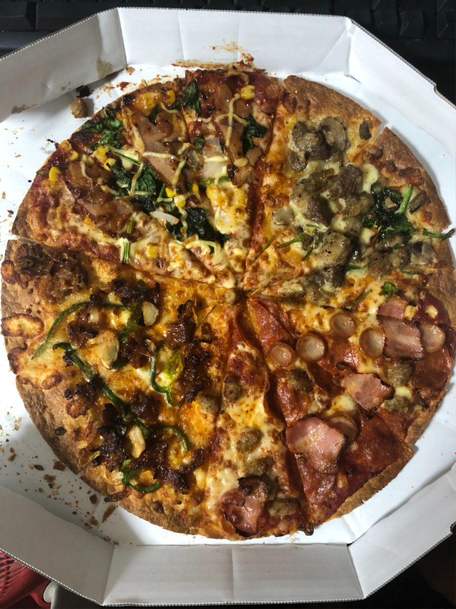 일본 도미노 피자 토핑량