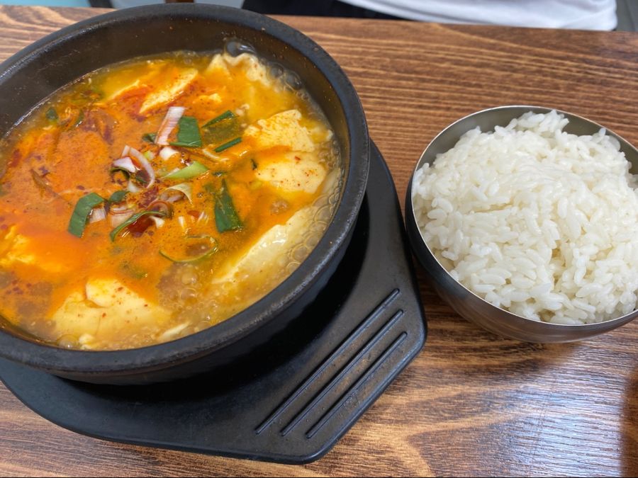 김밥천국에서 먹은 순두부찌개와 야채김밥~~~_1.jpg