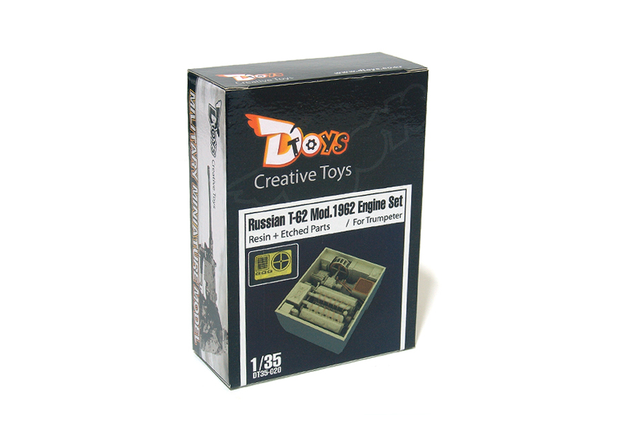 T-62 Mod.1962 Engine set 프라모델 컨버젼 레진키트_1.jpg