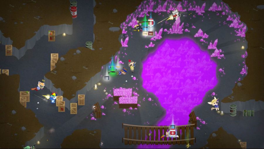 2D 탑뷰형식의 배틀로얄 "슈퍼 애니멀 로얄" 스팀 정식 출시_7.jpg