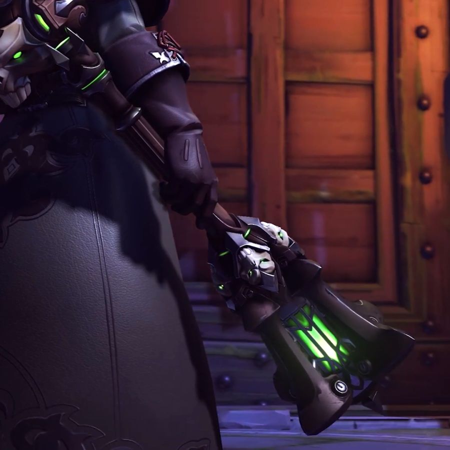 오버워치 2021 공포의 할로윈 흡혈귀 사냥꾼 브리기테 전설 스킨