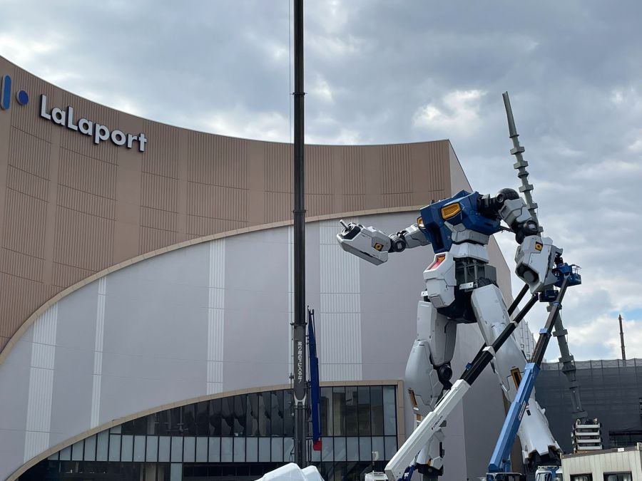 후쿠오카 1/1 뉴 건담 입상 11월 26일 진행 사진 + 제작 영상_1.jpg