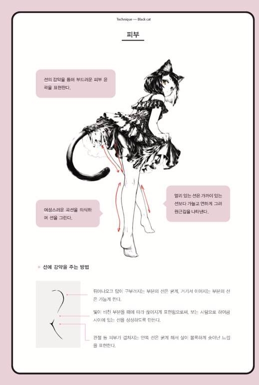 [흑백 세계의 소녀들] 흑백 대비 일러스트 테크닉_2.jpg
