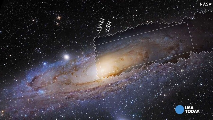 안드로메다 은하 사진중 가장 선명한 사진