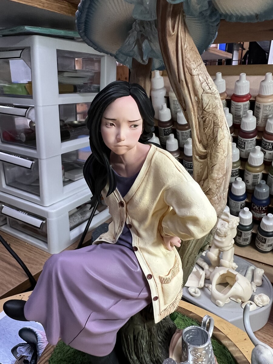 1/7 레진 피규어 완성 'Take your time'_9.jpg