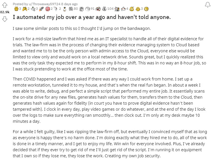 얼마 전 레딧에서 가장 화제가 된 자동화 근로자의 글_1.png