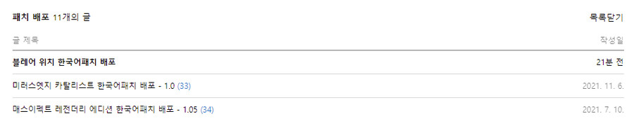 [팀 임시] 블레어 위치 한국어패치 배포_6.png