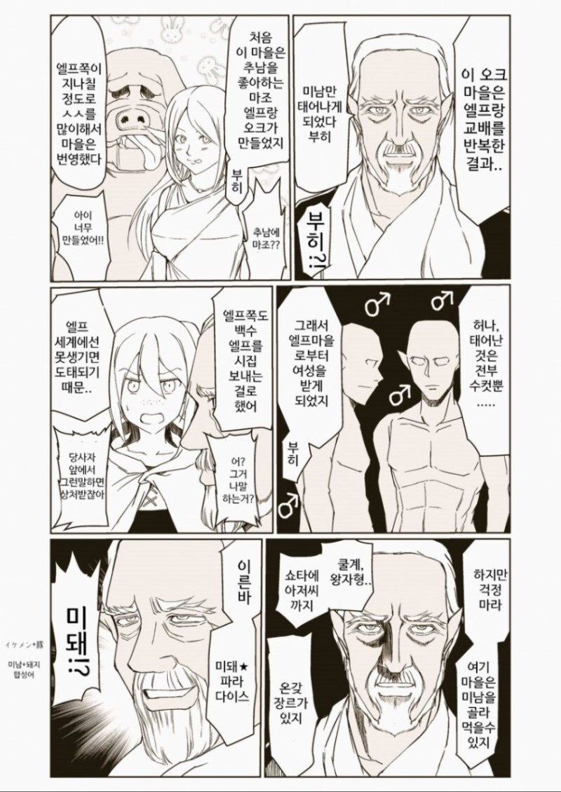 오크 마을에 시집가는 엘프 Manhwa_3.jpeg