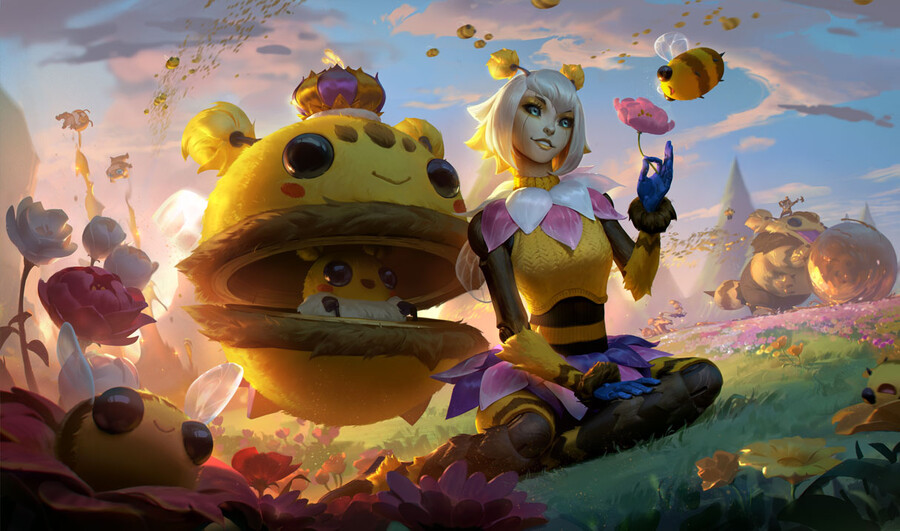 12.5 패치 신규 스킨 인게임 영상 (꿀벌 스킨)_1.jpg