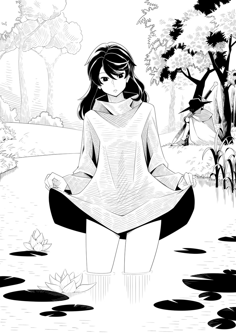 자작망가)무릎베개 당하는 만화.manhwa_4.jpg