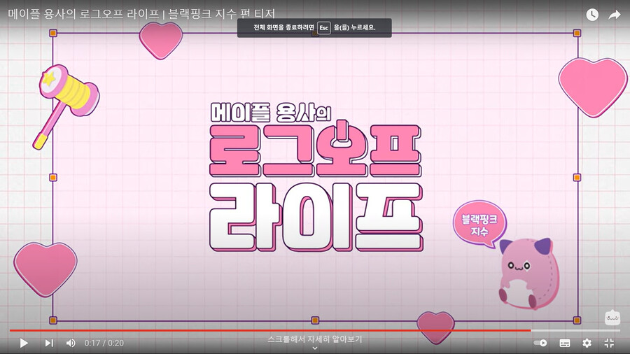 메이플) 블랙핑크 지수근황_1.png