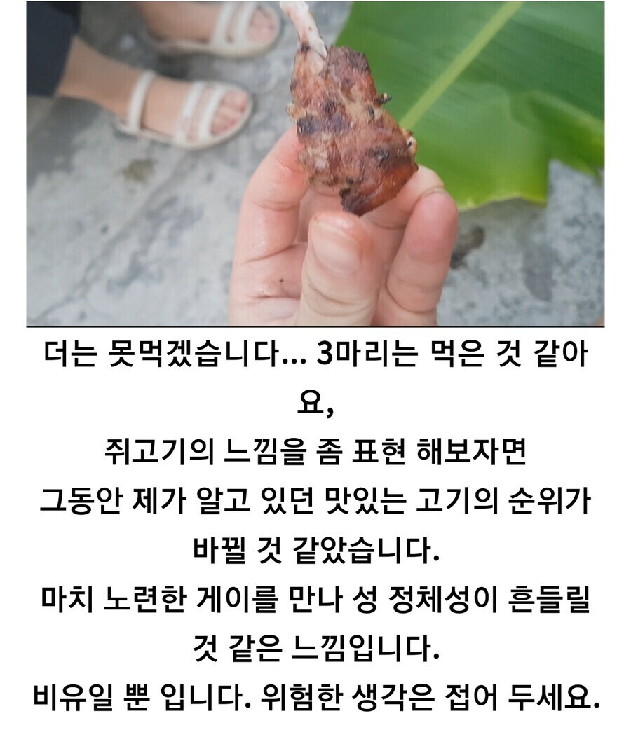 짤주의) 쥐고기를 먹어본 사람의 후기_2.jpg