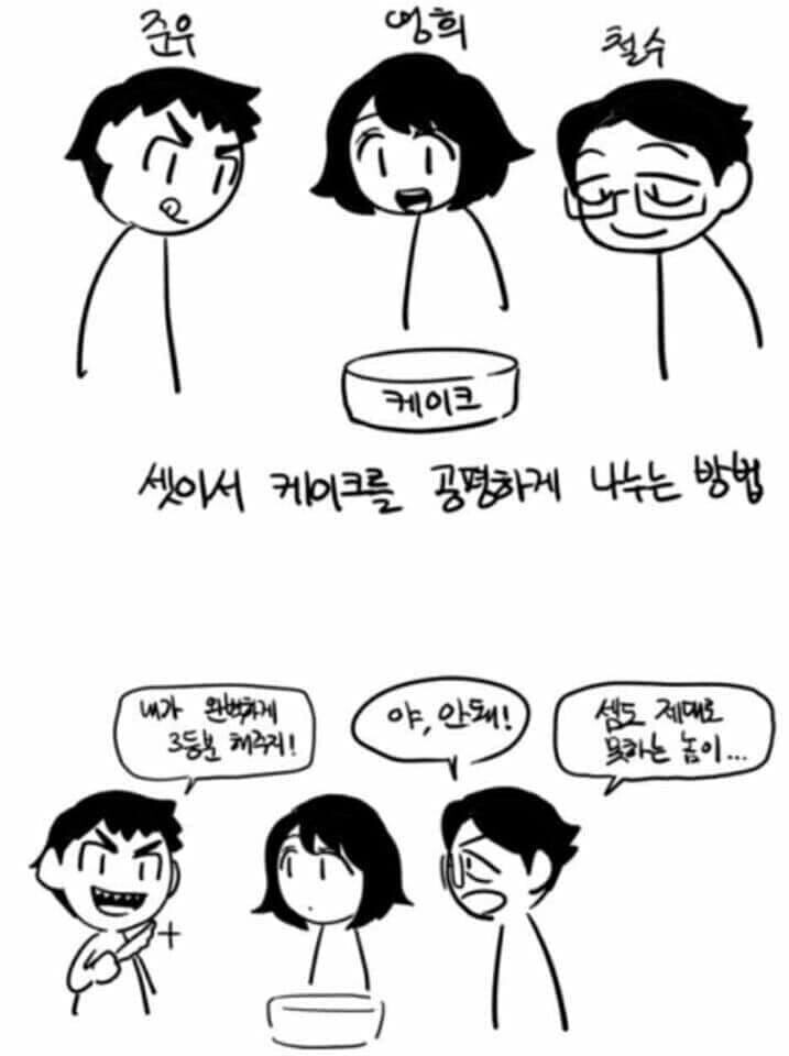 케이크를 3등분하는 과학적인 방법.jpg_1.jpg