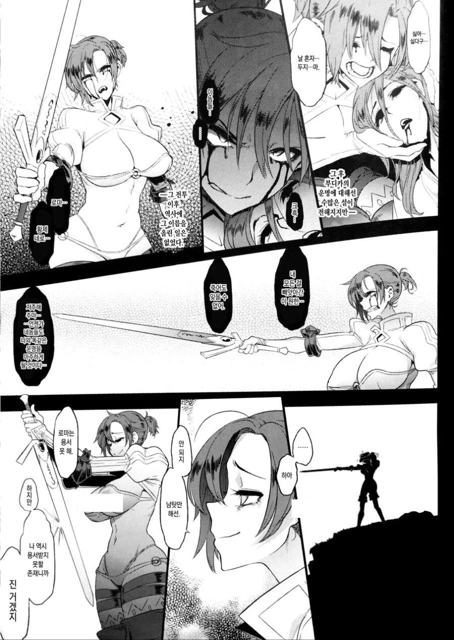페그오 겜스토리 보고 빡쳐서 성인 동인지로 고증 제대로 그린 변신작가_12.jpg