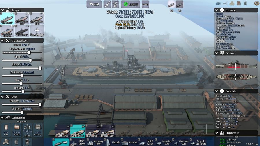 [군함 설계] Ultimate Dreadnaughts - 너무나도 아쉬운 게임_16.jpg