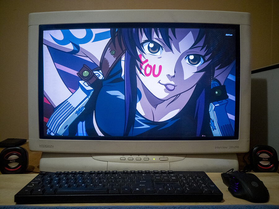 최초의 FHD CRT 모니터 유머 게시판