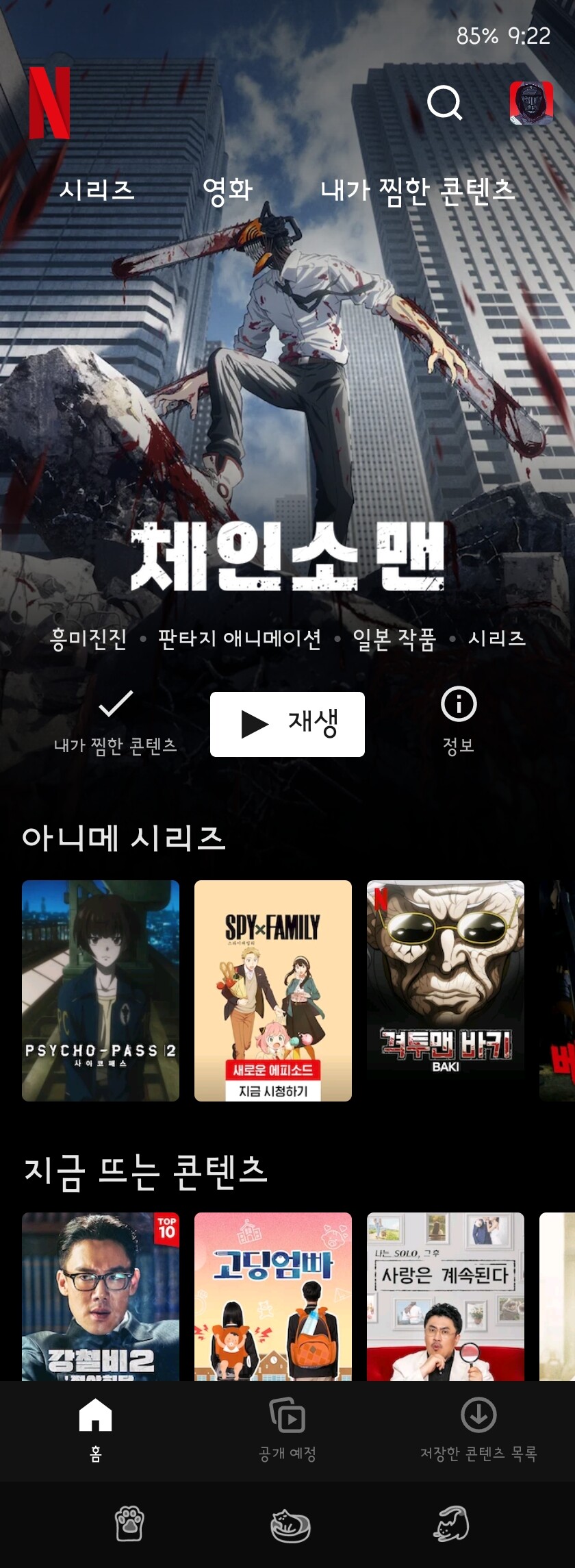 넷플릭스체인소맨