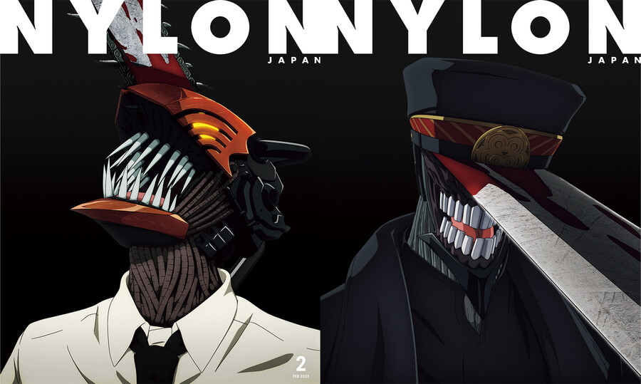 '체인소맨' NYLON JAPAN 2월호 특별관 표지 장식!_1.jpg
