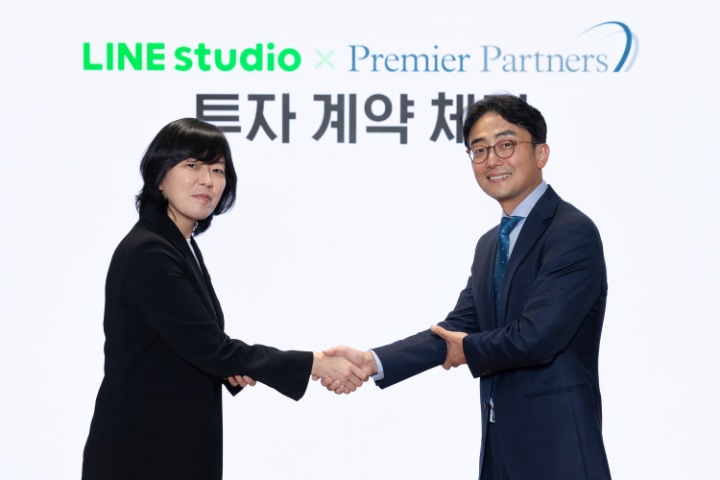라인스튜디오 프리미어 파트너스로부터 400억 원 규모 투자 유치