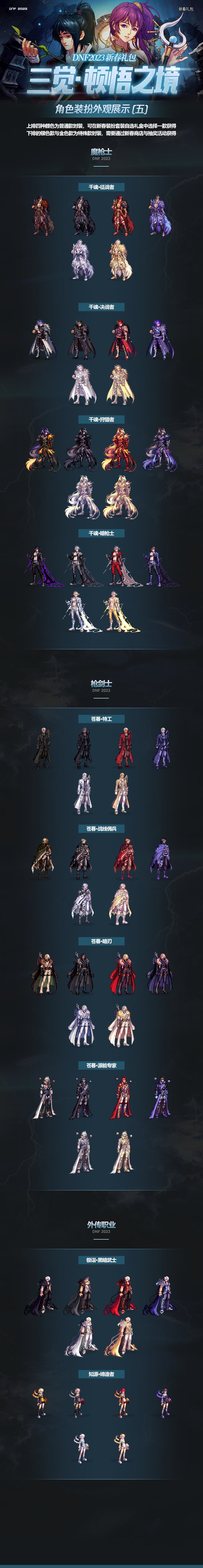 [던파] 던전앤파이터 진(眞): 각성의 서 직업 아바타 공개 | Pc 게임 정보