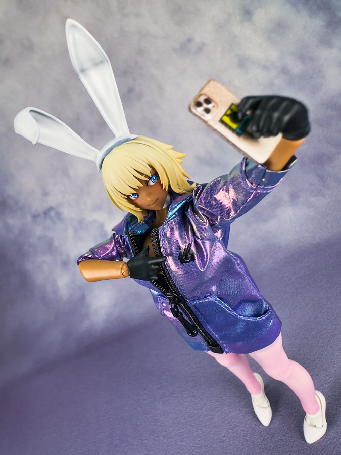 스네일쉘 컬러풀 코트 & 전술 후드 망토 착샷_3.jpg