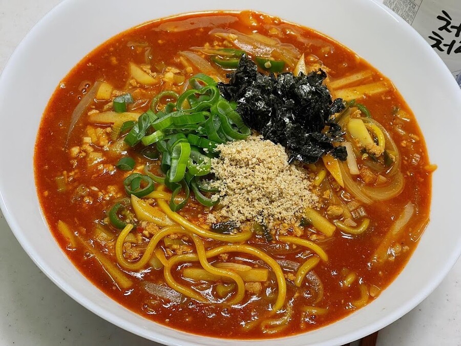 장칼국수