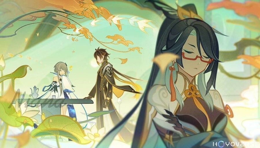 [원신임팩트] 류운차풍진군 인간형태, 귀종, 평할머니 젊은시절 유출_2.jpg