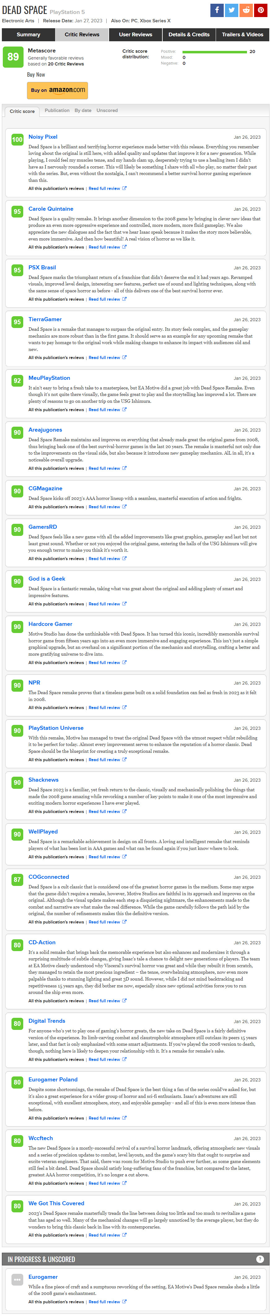 데드 스페이스) 89점 떴다!_1.png