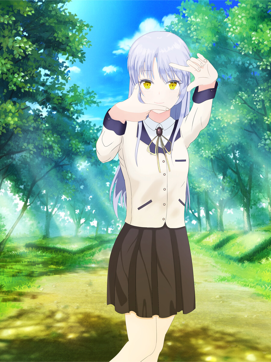 [Angel Beats!] 타치바나 카나데를 그려봤다._1.png