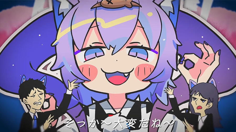 버튜버) 오카유 '신님 고양이님' MV 제작 완료_1.png