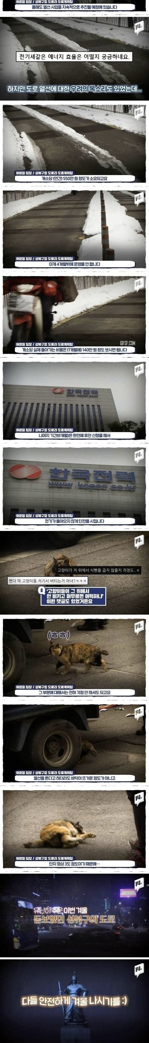 도로에 설치한 열선의 위엄.jpg_3.jpg