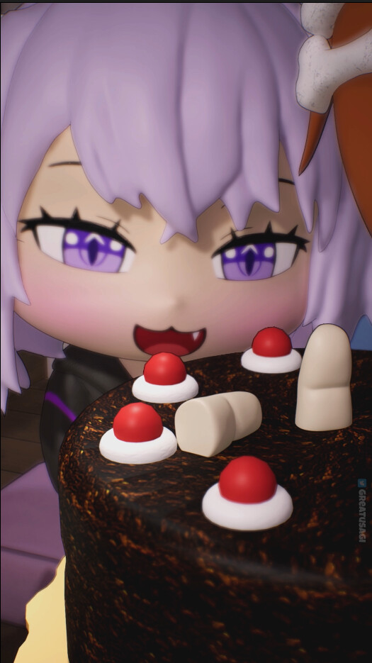 버튜버) 오카유님 생일기념으로 자작3d영상만들었어요!_2.png