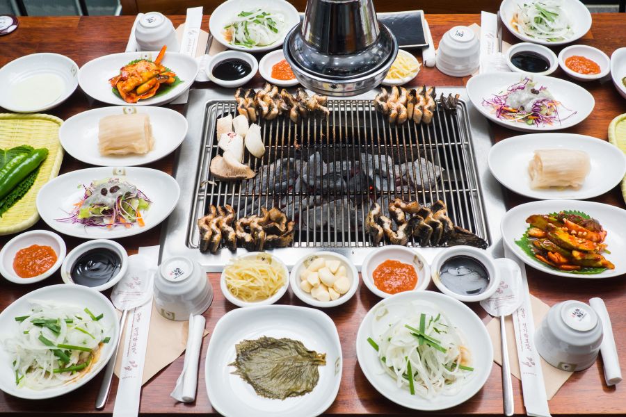 세종에서 장어한판 진도에서 낙지요리 닭날개 튀김