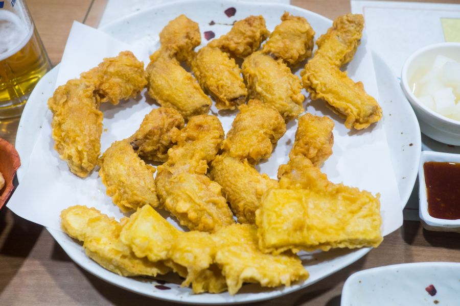 세종에서 장어한판 진도에서 낙지요리 닭날개 튀김