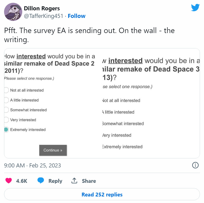 EA는 데드 스페이스 2&3 리메이크에 대한 유저들의 관심도를 알고 싶어합니다_2.png