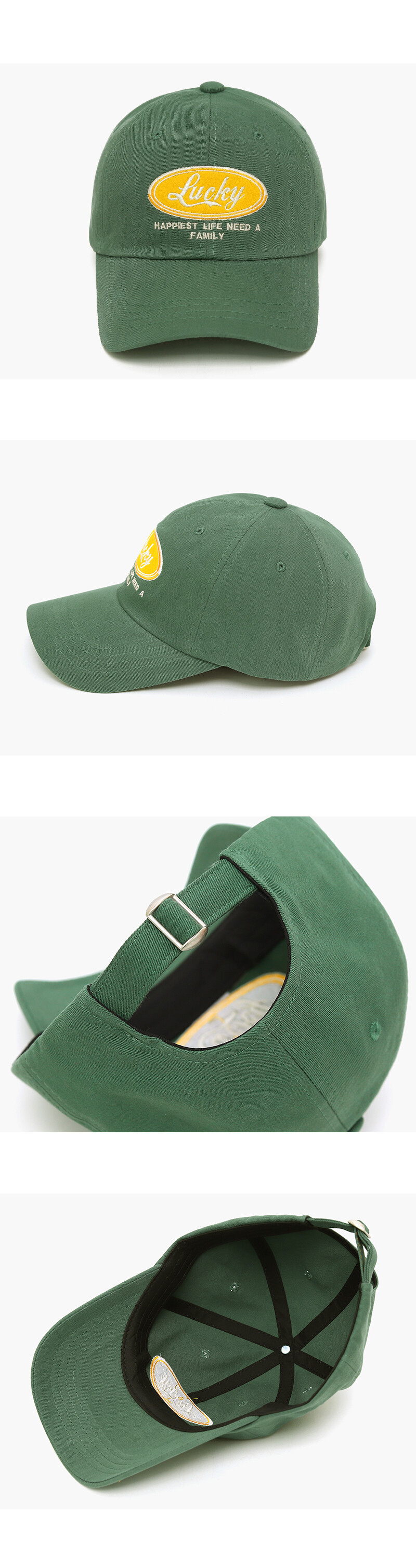 봄신상 특가 레트로 빈티지 캐주얼 남녀공용 럭키 야구모자 15000원_2.jpg