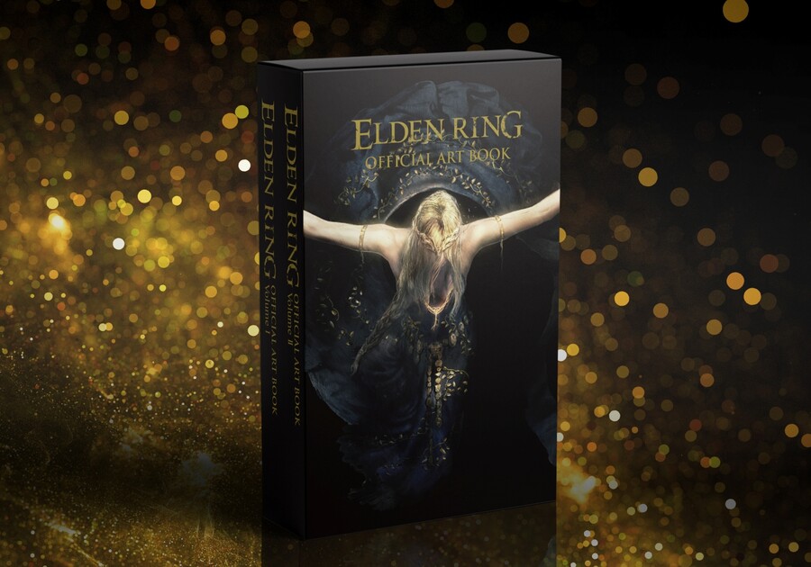 ELDEN RING OFFICIAL ART BOOK Volume I & II (エルデンリング.アートブック Volume I & II).  Total : 816 pages. 