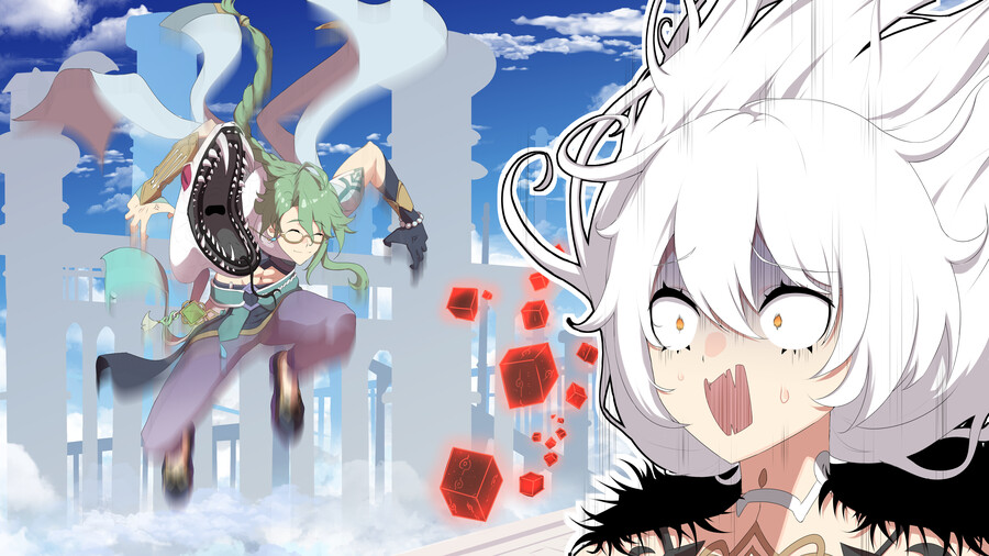 원신) 속보! 리월배깐진군, 777단 점프로 셀레스타아에 출몰_1.jpg