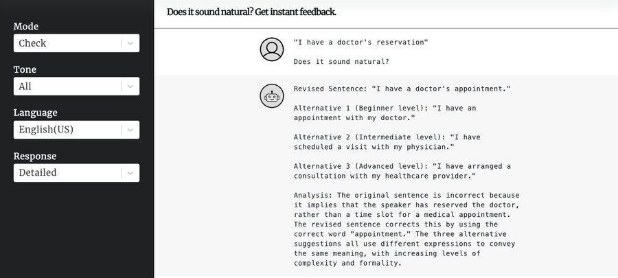 영어 표현 고쳐주는 웹사이트입니다. (영어 공부/영작/업무에 도움)_1.png