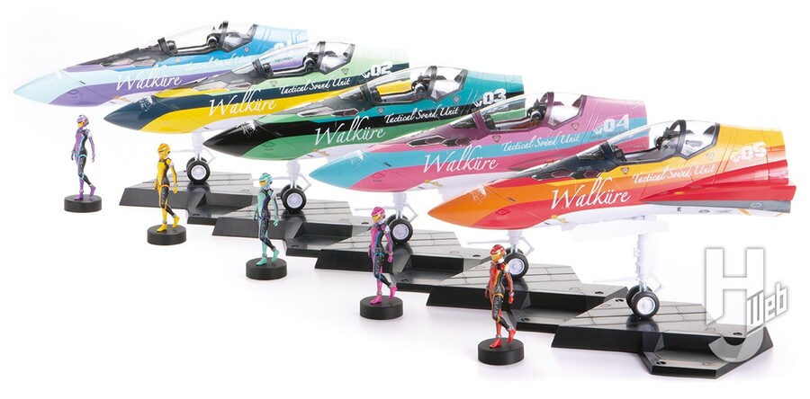 [맥스팩토리] PLAMAX 기수콜렉션VF-31 Absolute FIVE 조립 샘플_4.jpg