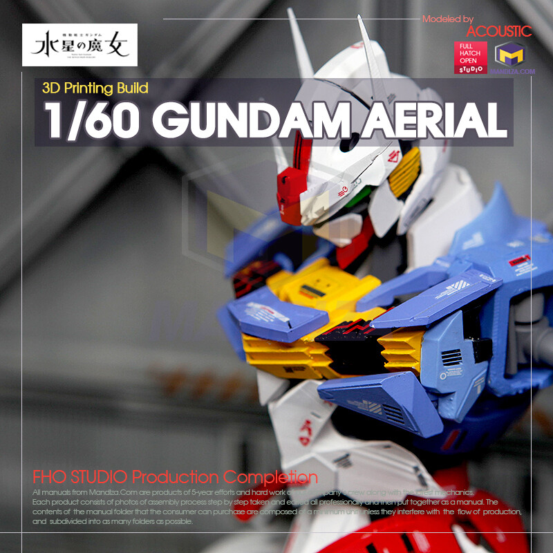 1/60] GUNDAM Aerial 3D Printing Build 헤드제작_1.jpg