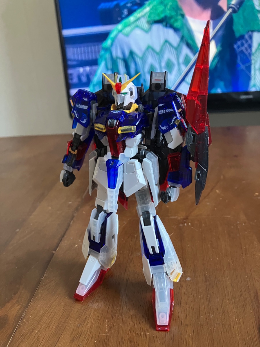 RG 제타 건담 [엑스포 클리어 + 일반판] 조합으로 만들었습니다_4.jpeg