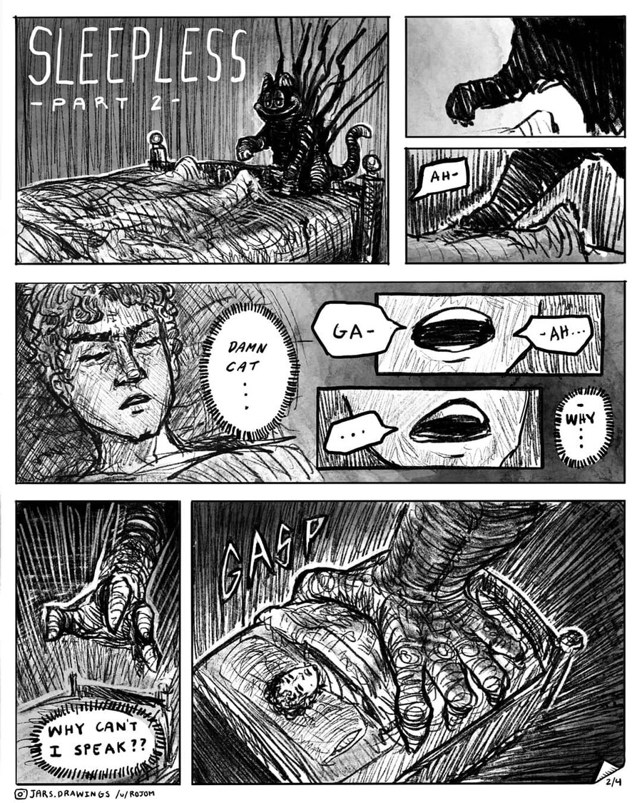 호러) 가필드 고양이가 변하는 만화_2.jpg